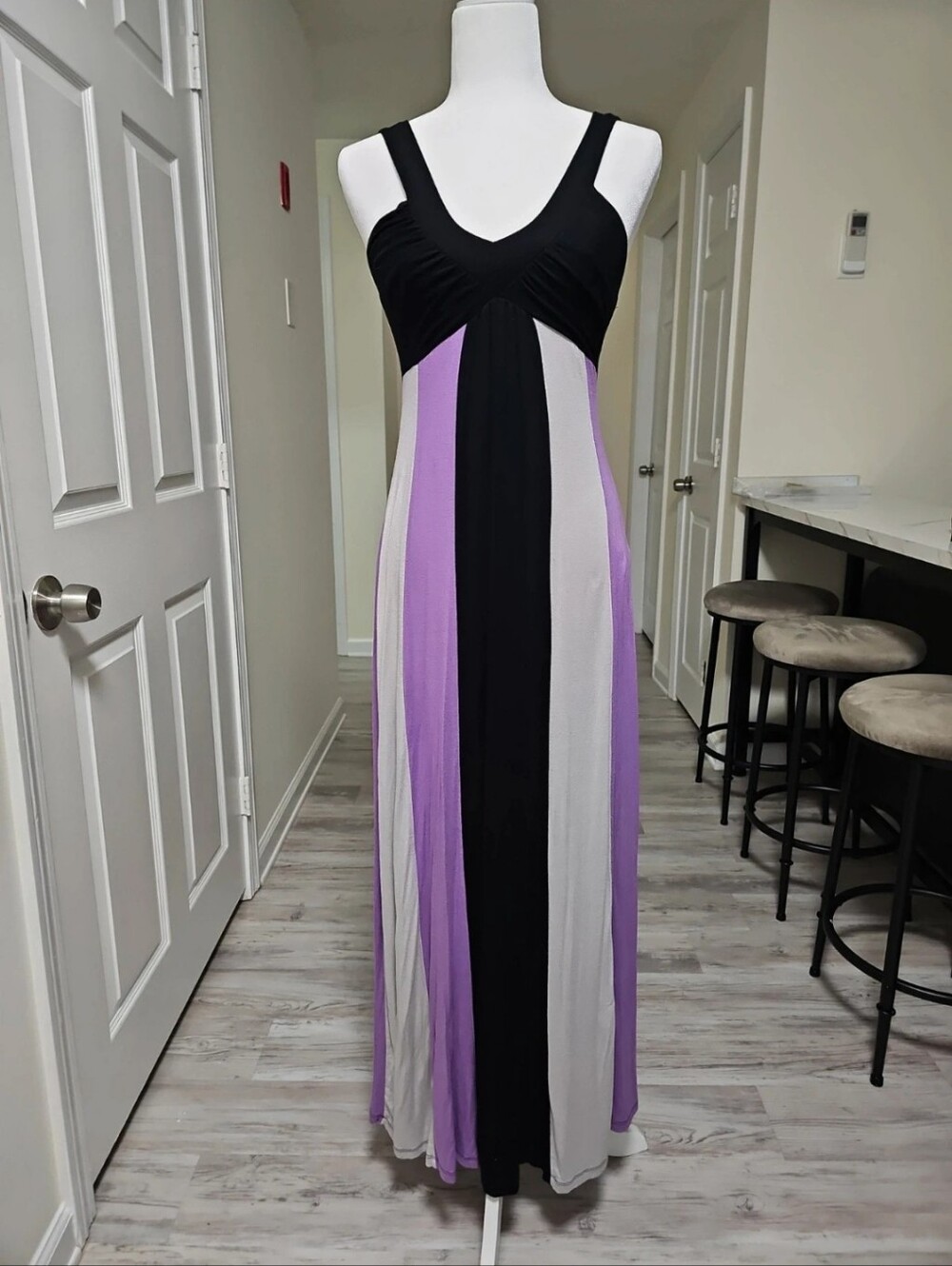 Black and Purple Women's Dress